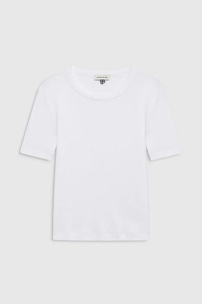 Anine Bing - T-shirt - White - Sixtine Tee Short Sleeve