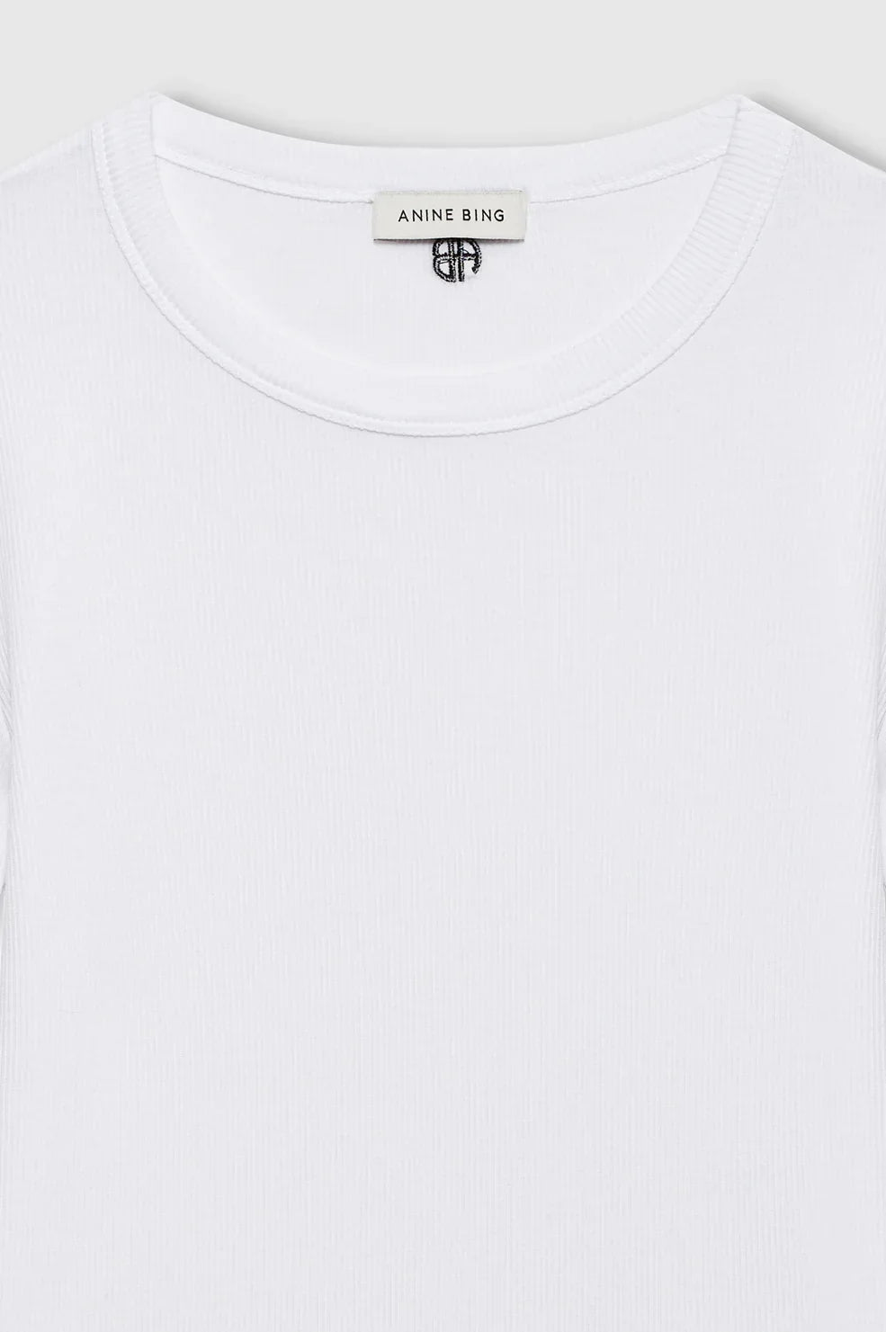 Anine Bing - T-shirt - White - Sixtine Tee Short Sleeve