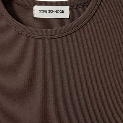 Sofie Schnoor - Langærmet viskose bluse - Brown - Petricia