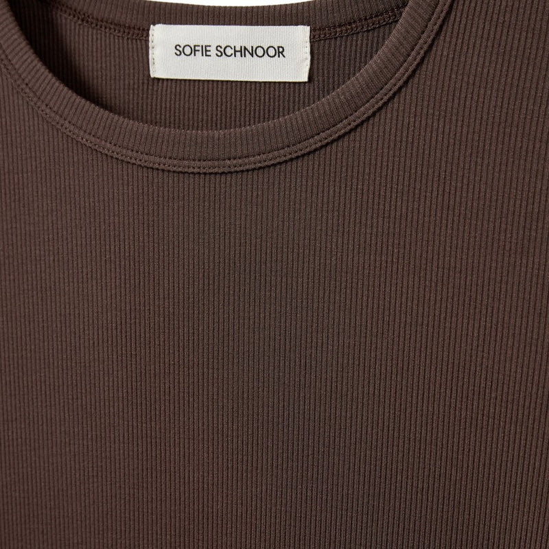 Sofie Schnoor - Langærmet viskose bluse - Brown - Petricia