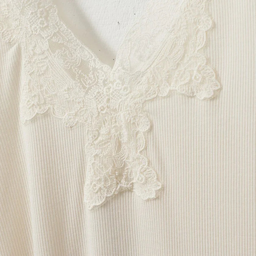 Sofie Schnoor - Top - Off White - Danilla - Stilkompagniet.dk