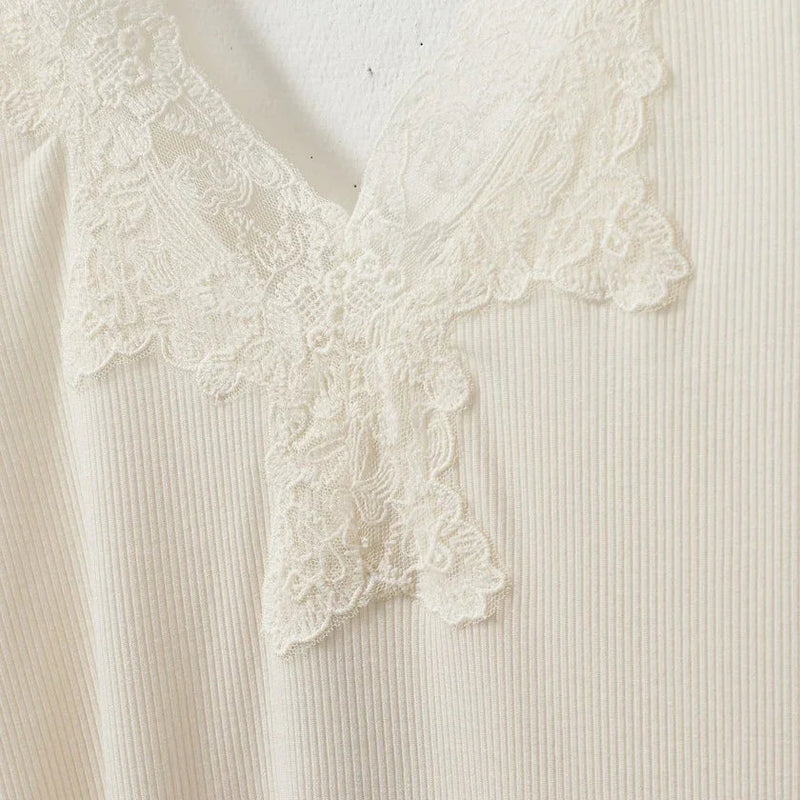 Sofie Schnoor - Top - Off White - Danilla - Stilkompagniet.dk