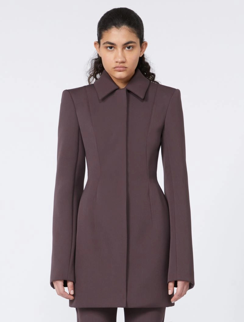 Sportmax - Fittet blazer - Coffee Plum - Bacio