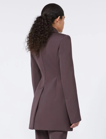 Sportmax - Fittet blazer - Coffee Plum - Bacio