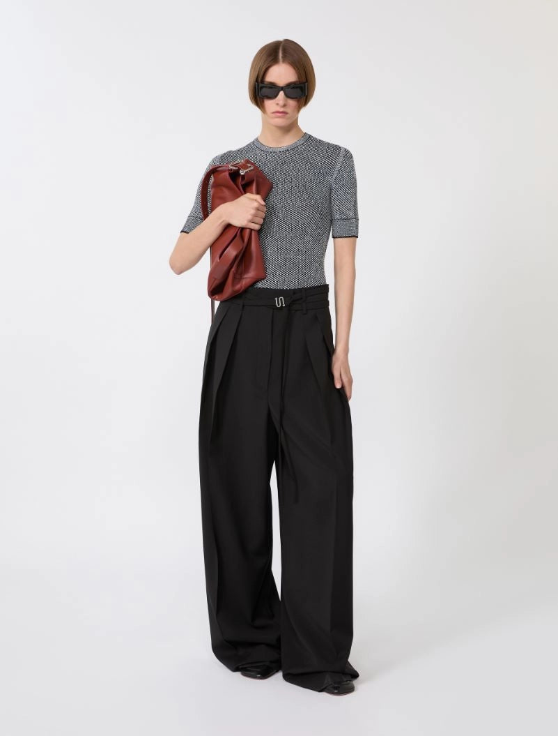 Sportmax - Bukser - Sort - Bautta