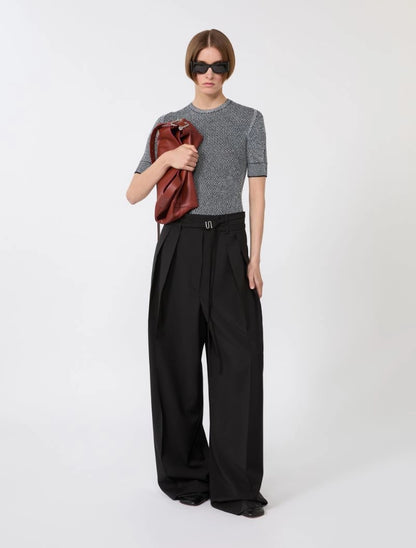 Sportmax - Bukser - Sort - Bautta