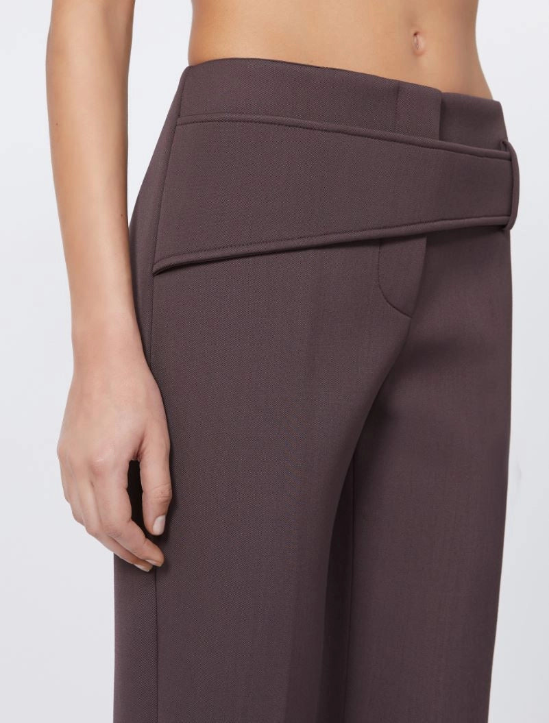 Sportmax - Suitpants - Coffee Plum - Banda