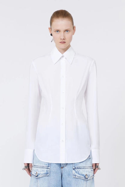 Sportmax - Skjorte - Hvid - Piacere