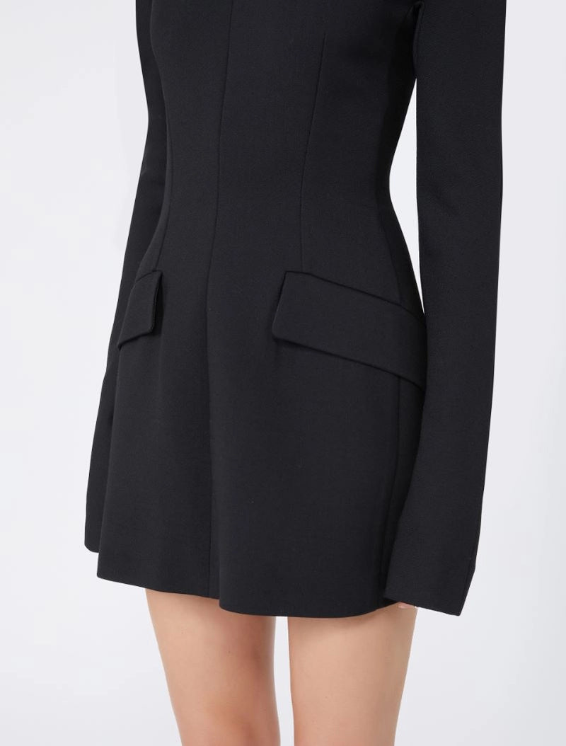Sportmax - Kjole - Black - Tefrite