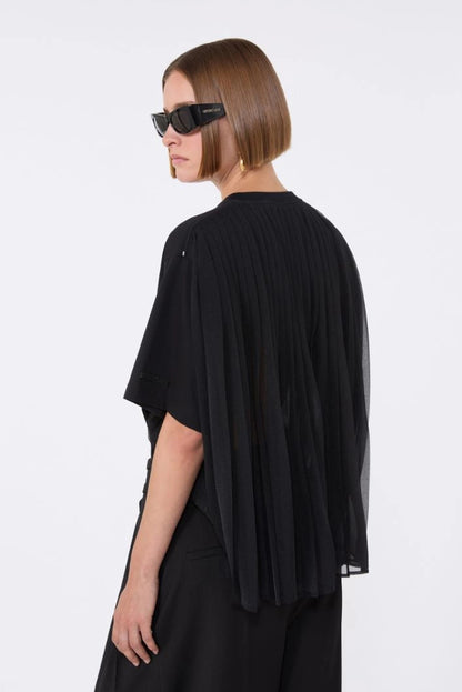 Sportmax - T-shirt - Black - Spiga