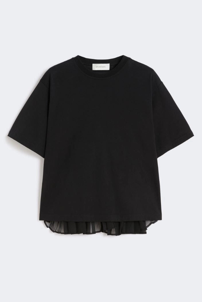 Sportmax - T-shirt - Black - Spiga