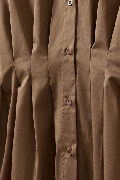 Sofie Schnoor Women - Skjorte - Middle Brown - Mikrasw Fitted
