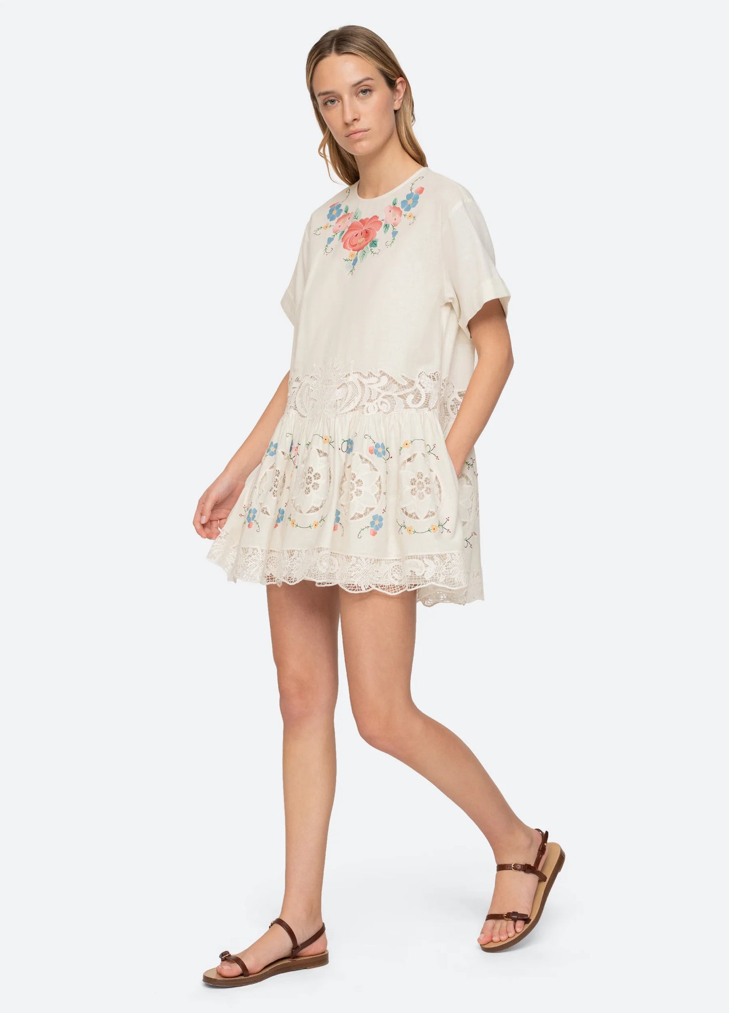 Sea New York - Blomstret kjole - Astrid - Multi