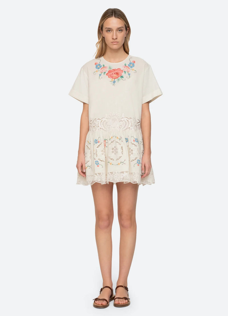 Sea New York - Blomstret kjole - Astrid - Multi