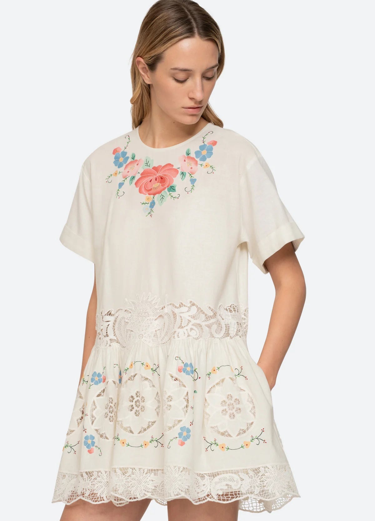 Sea New York - Blomstret kjole - Astrid - Multi