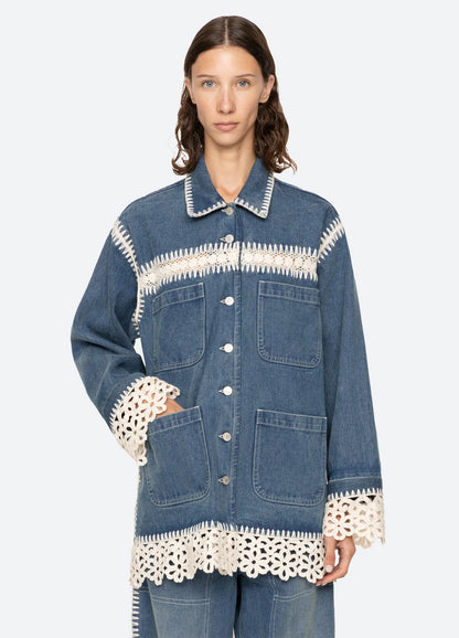 Sea New York - Denim Jakke - Stasia - Denim Blue