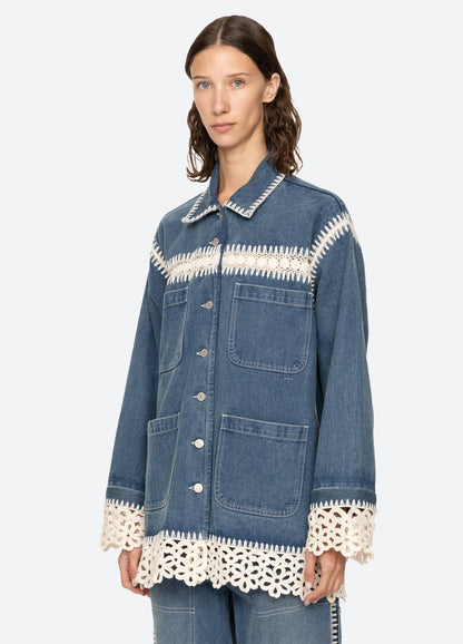 Sea New York - Denim Jakke - Stasia - Denim Blue