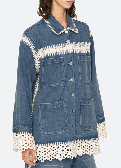 Sea New York - Denim Jakke - Stasia - Denim Blue