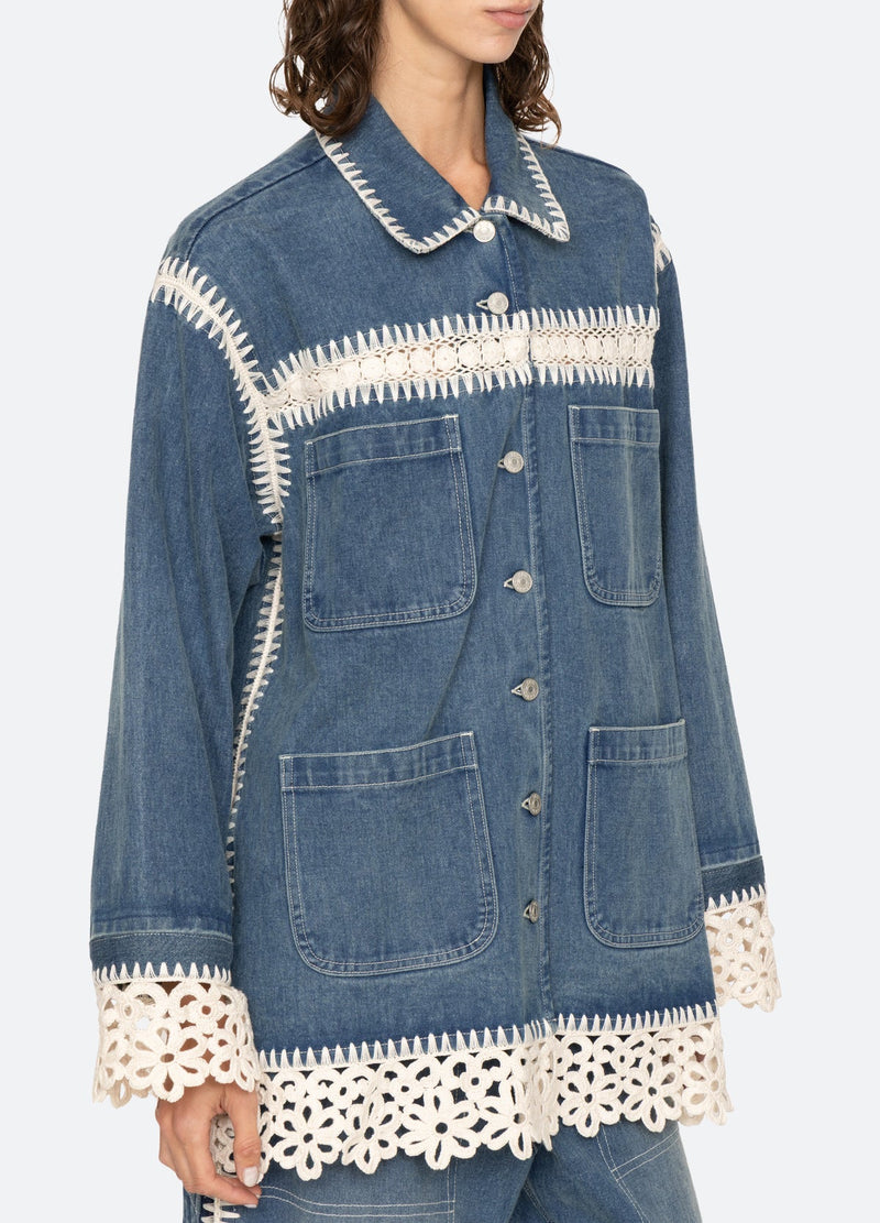 Sea New York - Denim Jakke - Stasia - Denim Blue