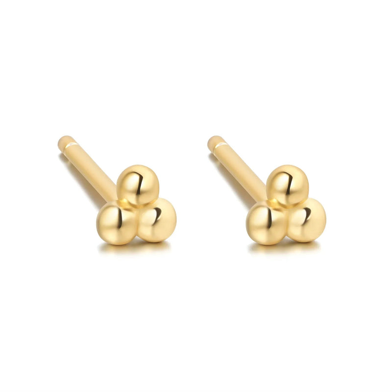Andcopenhagen Jewelry - Øreringe Ørestikker - 18 karat guldbelagt 925 sterlingSølv - Drops