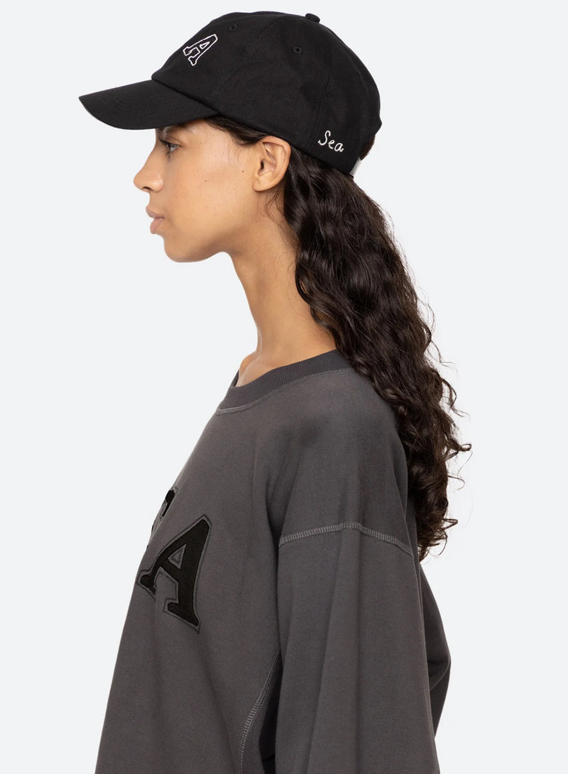 Sea Newyork Adonis Embroidery Cap Black