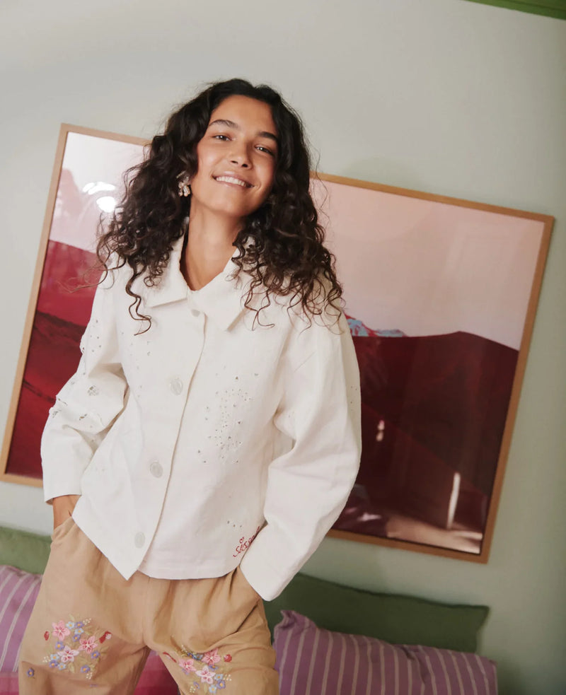 Sissel Edelbo - Jakke - White Napkin - Vintage