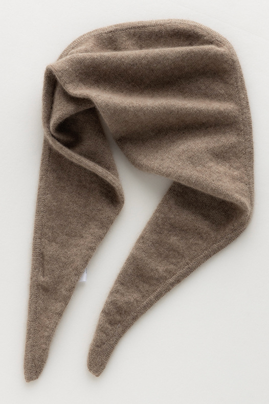 Andcopenhagen - Cashmere trinity mini tørklæde - 100% Cashmere - Dark coffee - Stilkompagniet.dk