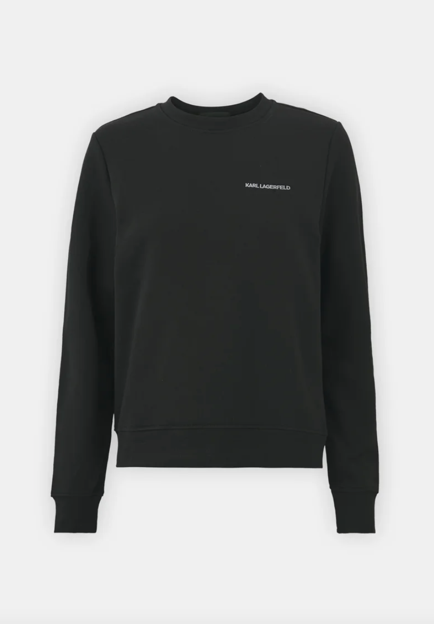 Karl Lagerfeld -Sweatshirt - Sort & Logo - Essential sweat