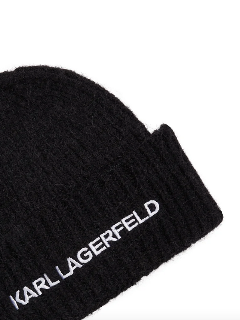 Karl Lagerfeld - Hue - Black - ESSENTIAL BEANIE