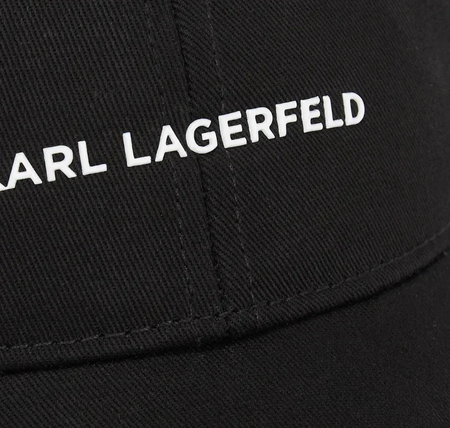 Karl Lagerfeld - Kasket - Sort - Essential cap - Stilkompagniet.dk