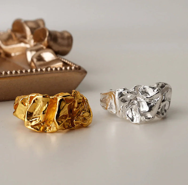 Andcopenhagen - Ring - 18 karat guldbelagt 925 sterlingsølv - Arlinda - Stilkompagniet.dk
