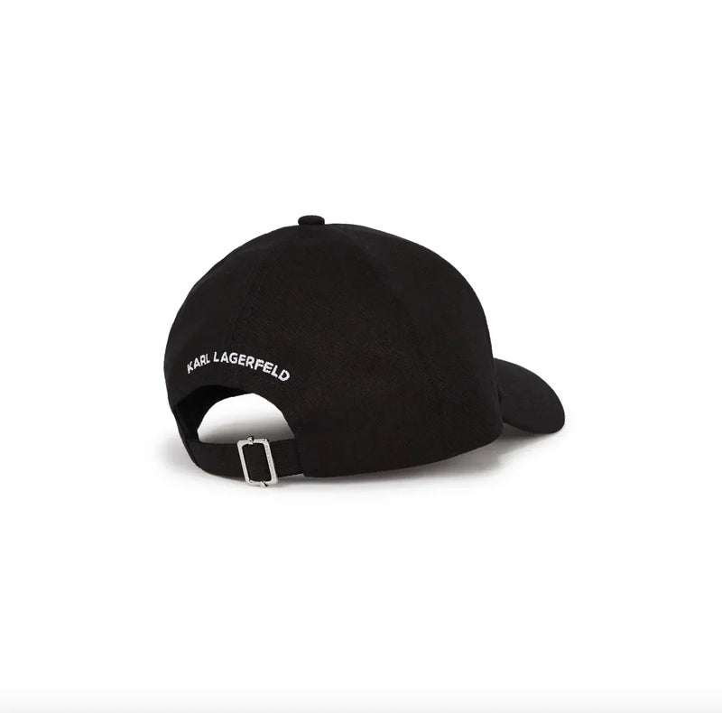 Karl Lagerfeld - Kasket - Sort - Essential cap - Stilkompagniet.dk