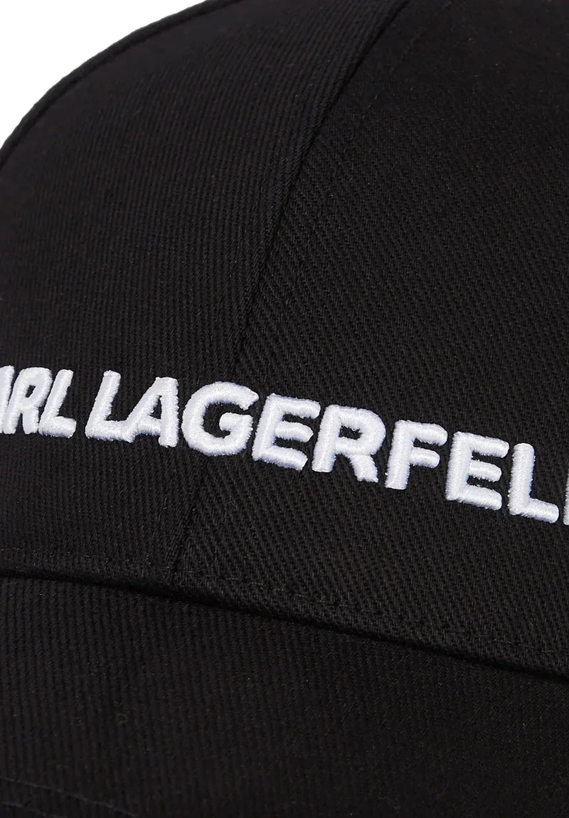 Karl Lagerfeld - Kasket - Sort - Essential cap - Stilkompagniet.dk