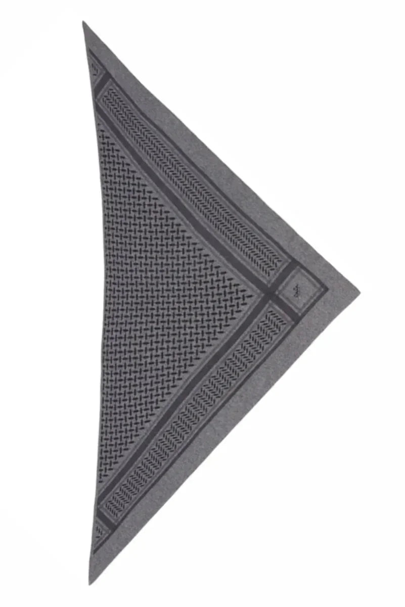 LALA BERLIN - Cashmere halstørklæde - Trinity classic XS - Dark Grey melange sss