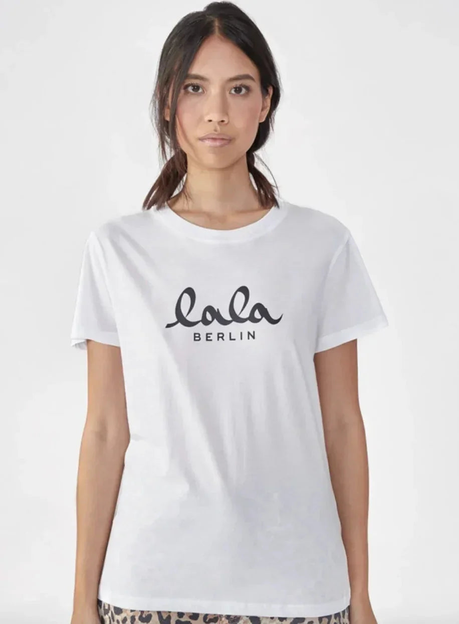 Lala Berlin - T-shirt - White - Cara sss - Stilkompagniet.dk