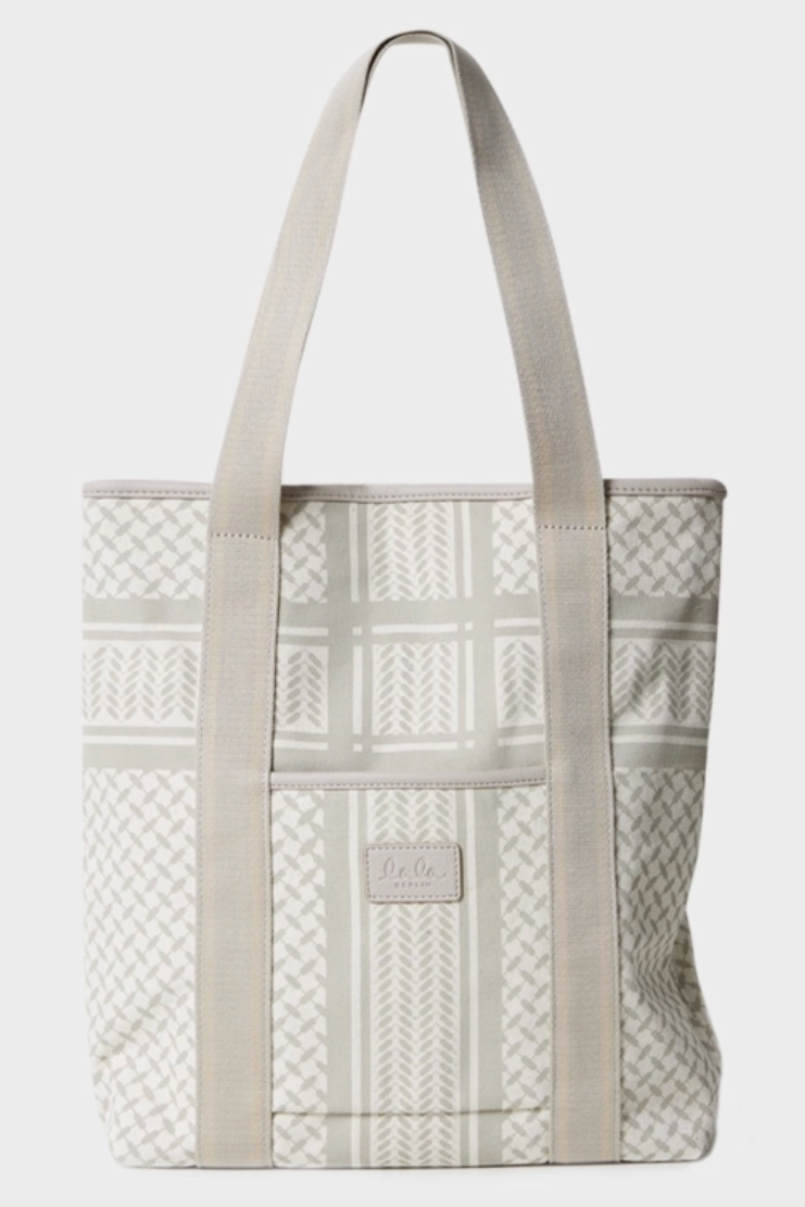 Lala Berlin - Tote bag - Beige stripe - Carmela 2.0 Canvas