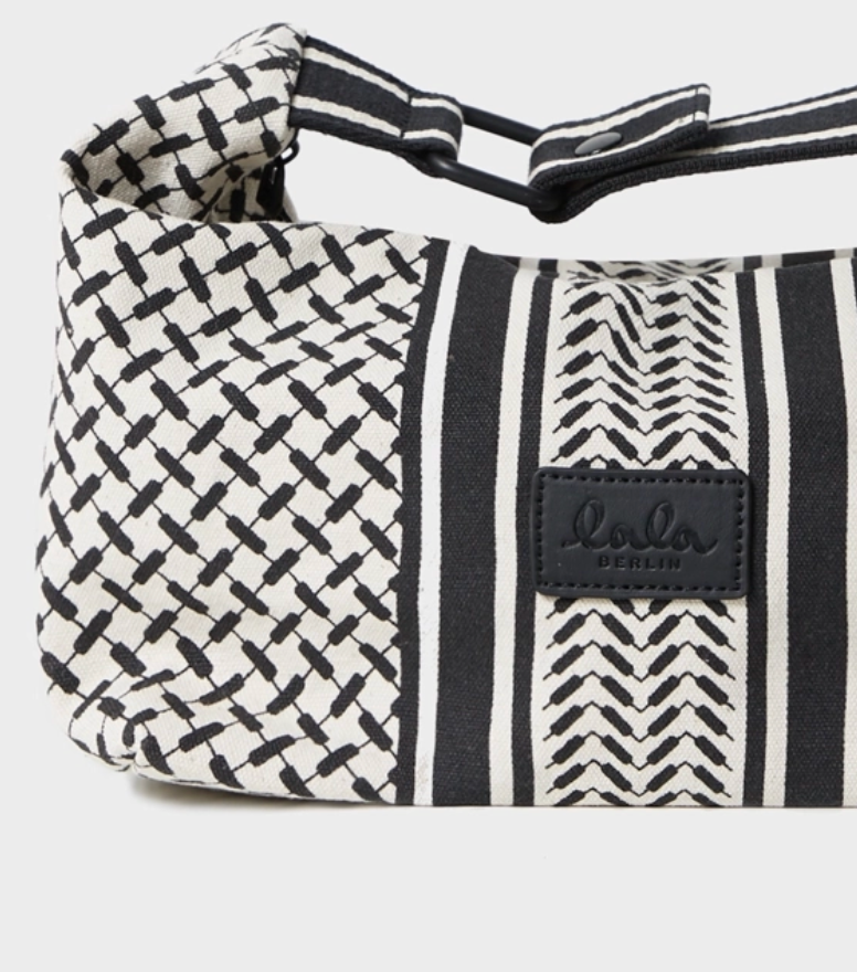 Lala Berlin - Mini bag - Black stripe - Camilla Canvas