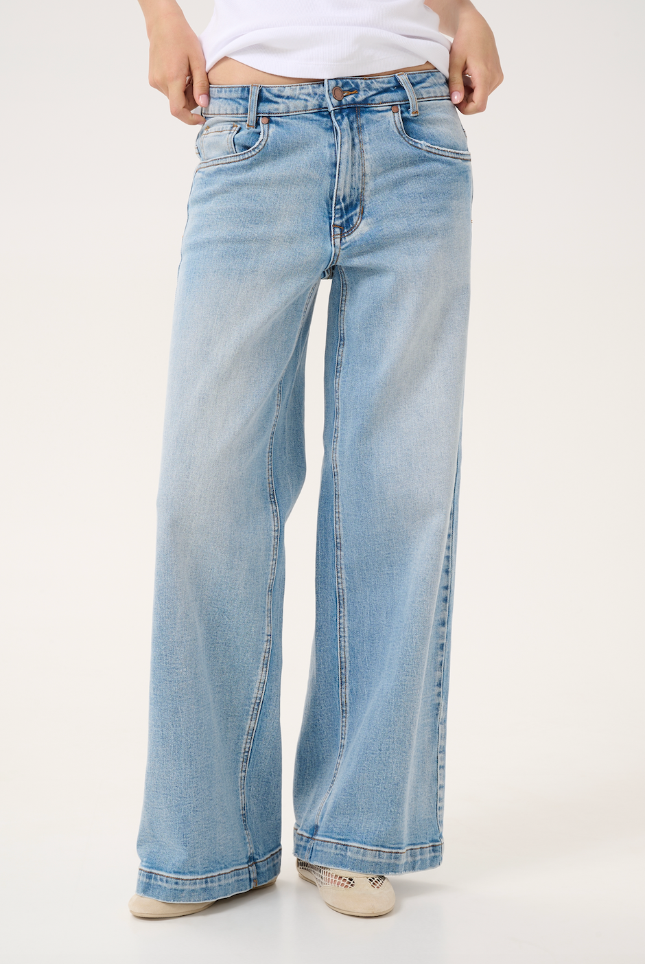 My Essential Wardrobe - Jeans - Light blue - DangoMW 144 High X-wide