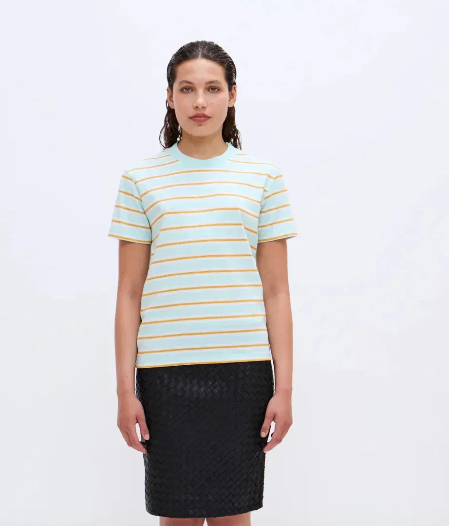 2NDDAY - T-shirt - Stribet Soothing sea - Marissas - Stilkompagniet.dk