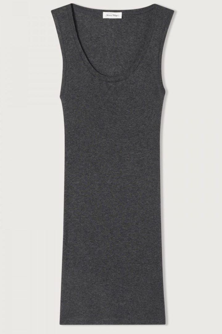 American Vintage - Tank top - Charcoal Melange - Massachusetts