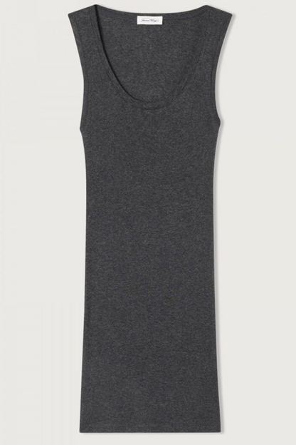 American Vintage - Tank top - Charcoal Melange - Massachusetts