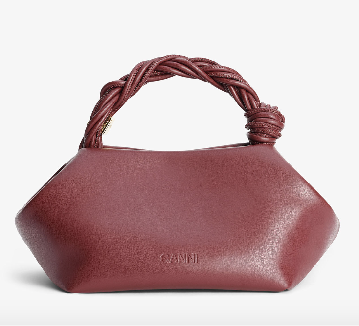 GANNI - Taske - Burgundy - Small Bou