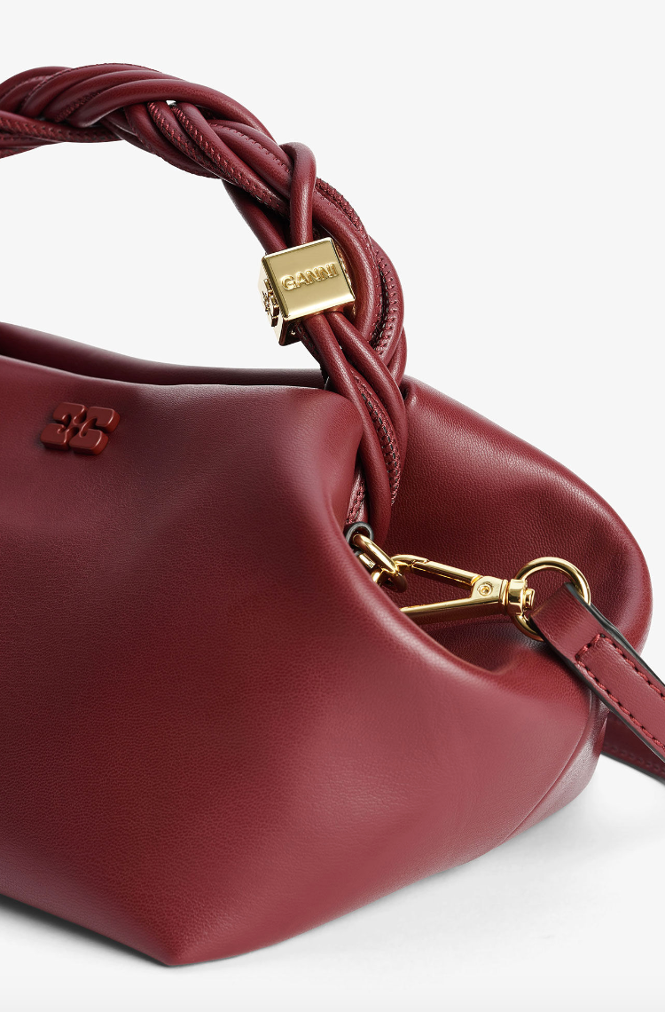 GANNI - Taske - Burgundy - Small Bou