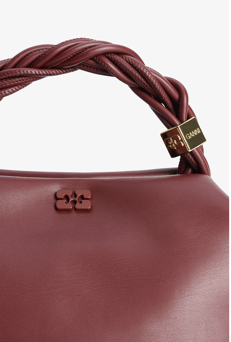 GANNI - Taske - Burgundy - Small Bou