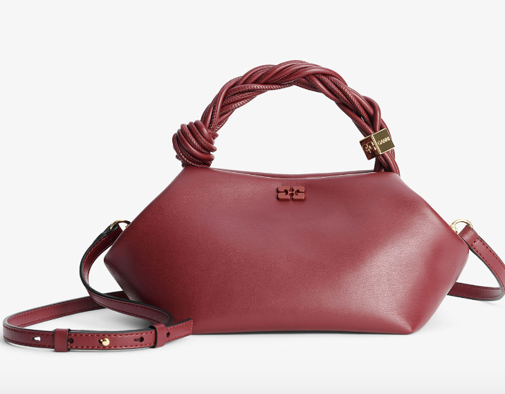 GANNI - Taske - Burgundy - Small Bou