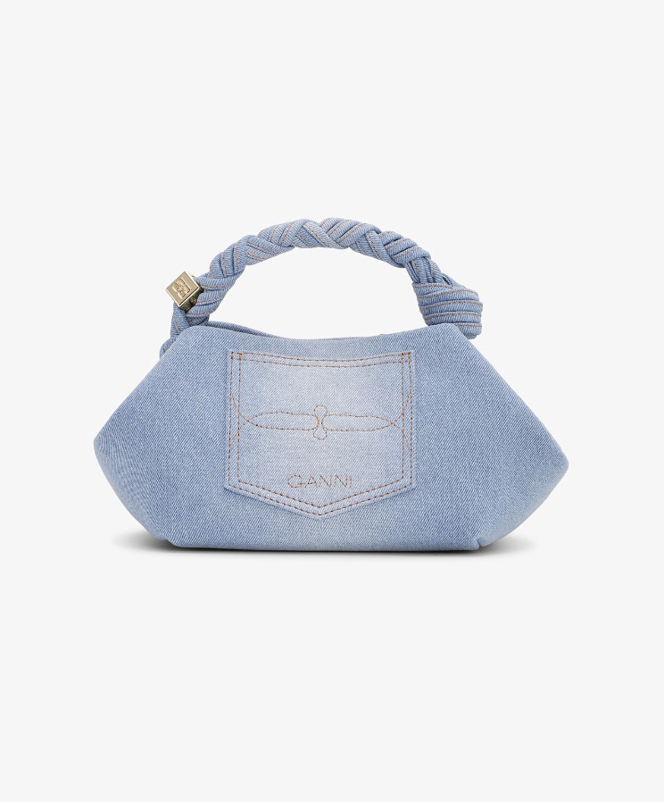 GANNI - Taske - Washed Denim - Small Bou