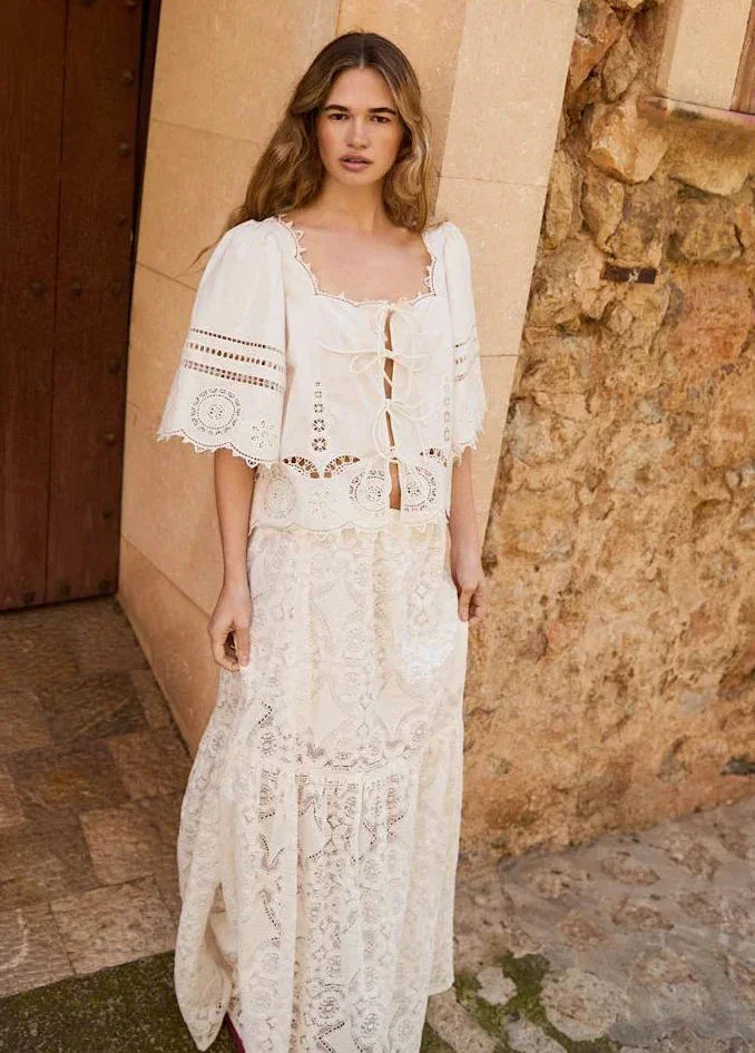 Sissel Edelbo - Skjorte - White - Anja sss - Stilkompagniet.dk