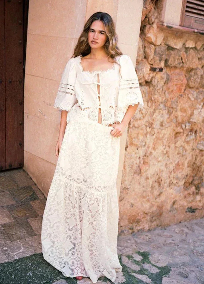 Sissel Edelbo - Skjorte - White - Anja sss - Stilkompagniet.dk