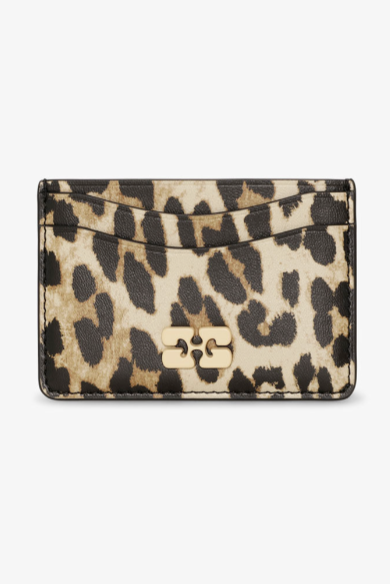 GANNI - Kortholder - Leopard - Bou Card