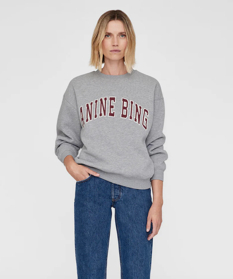 Anine Bing - Sweatshirt - Grey - Spencer